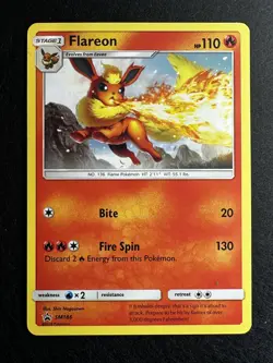Pokemon Flareon SM186 Sun Moon Promo Non Holo - Image 1