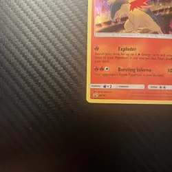2019 Pokemon TYPHLOSION SM185 BLACK STAR RARE PROMO HOLO LP - Image 5