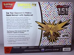 Pokemon TCG Scarlet and Violet 151 Zapdos EX Collection Box - Image 2