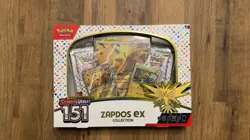 Pokemon TCG Scarlet and Violet 151 Zapdos EX Collection New Sealed 820650853135 - Image 1