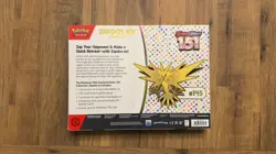Pokemon TCG Scarlet and Violet 151 Zapdos EX Collection New Sealed 820650853135 - Image 2