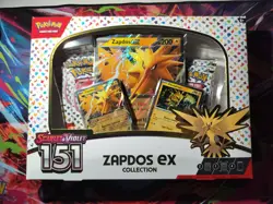 Pokemon TCG Scarlet and Violet 151 Zapdos EX Collection Box Sealed - Image 1