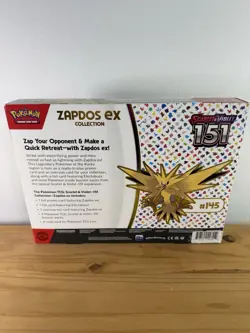 Pokemon TCG Scarlet and Violet 151 Zapdos EX Collection Box Sealed - Image 2
