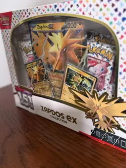 Pokemon TCG Scarlet and Violet 151 Zapdos EX Collection Box Sealed - Image 2