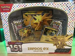 Pokemon TCG Scarlet and Violet 151 Zapdos EX Collection New Sealed - Image 1