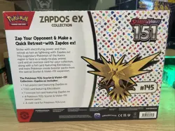 Pokemon TCG Scarlet and Violet 151 Zapdos EX Collection New Sealed - Image 3