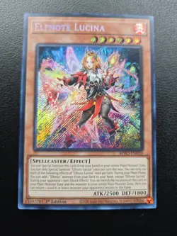 Elfnote Lucina BPRO-EN010 Secret Rare Holo 1st Edition Yu-Gi-Oh! - Image 1
