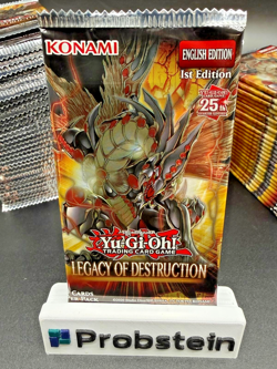 Lot Of (104) Yu-Gi-Oh! Legacy Of Destruction 1st Edition Booster Packs - Image 2