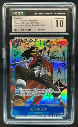 2023 One Piece Pillars Of Strength Sogeking Manga Alt Art #OP03-122 CGC 10 - Image 1
