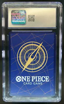 2025 One Piece Monkey D. Luffy Gold 3rd Anniversary Secret Rare #OP05-119 CGC 10 - Image 2