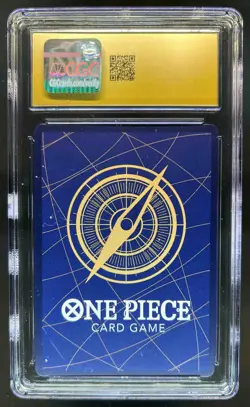 2025 One Piece Dracule Mihawk Manga Alternate Art #OP14-119 CGC 10 PRISTINE GOLD - Image 2