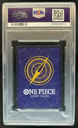 2023 One Piece Japanese Mini Nami Perforated May #OP01-016 PSA 10 - Image 2