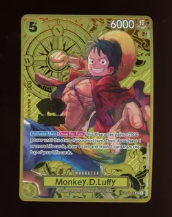 2024 One Piece 2nd Anniversary Secret Rare #ST13-015 Monkey D. Luffy - Image 1