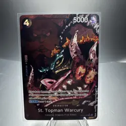 OP13-089 St. Topman Warcury Rare Alt Art One Piece TCG English - Fast Ship 🚚 - Image 1