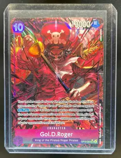 One Piece Carrying On His Will Gol.D.Roger Alternate Art Super Rare #OP13-064 - Image 1