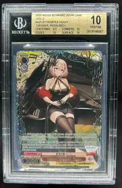 2025 Weiss Schwarz Azur Lane Heavy Cruiser Roon SEC #AZL/S119-E067 BGS 10 - Image 1
