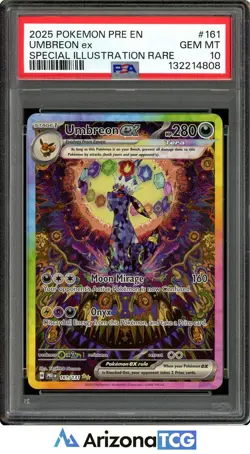 Pokemon 2025 Umbreon ex 161/131 SIR Prismatic Evolutions GEM MINT PSA 10 - Image 1