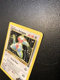 Sabrina's Porygon 98/132 Gym Challenge 1st First Edition Pokemon Card Mint - Image 4