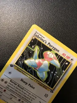 Sabrina's Porygon 98/132 Gym Challenge 1st First Edition Pokemon Card Mint - Image 5