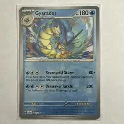 Gyarados 043/193 Rare Reverse Holo Card Paldea Evolved PAL Pokemon TCG NM - Image 1