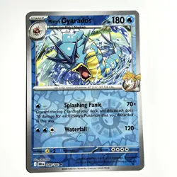 Misty's Gyarados 049/182 Rare Reverse Holo Card Destined Rivals Pokemon TCG NM - Image 1