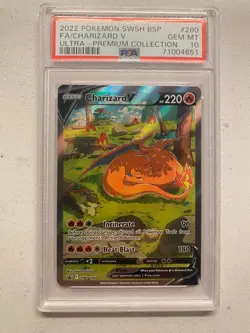 PSA 10 Charizard V SWSH260 SWSH: Sword & Shield Promo Cards Holo PSA10 - Image 1