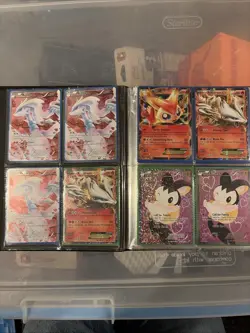 Pokemon Binder With Ultra Rare Vintage Pokemon Cards (Mint) - Image 1