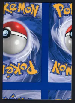 Pokemon English Blank Misprint NFC Cards Front Blank Back Miscut #2 - Image 1