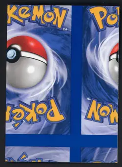 Pokemon English Blank Misprint NFC Cards Front Blank Back Miscut #1 - Image 1