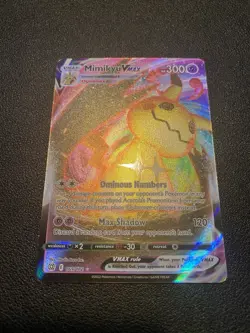 Pokemon Mimikyu VMAX Holo Ultra Rare TCG Card Brilliant Stars 069/172 - Image 2