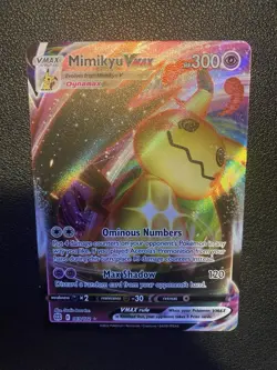 Pokemon Mimikyu VMAX Holo Ultra Rare TCG Card Brilliant Stars 069/172 - Image 3