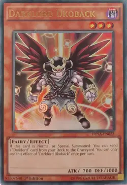 Darkord Ukoback DUSA-EN022 Ultra Rare YuGiOh TCG Card - Image 1
