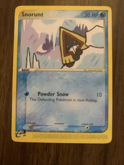 Pokemon TCG Snorunt 44/97 Dragon Ex Regular Card LP NM Vintage - Image 1