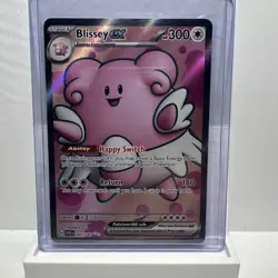 Blissey ex 201/167 Twilight Masquerade (TWM) NM Full Art Ultra Rare Pokemon Card - Image 1