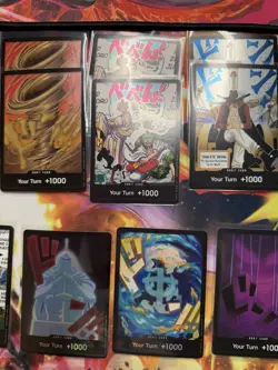 One Piece CCG Holo Don Lot 24 Holo Don Cards From Various Sets Some Special Dons - Image 4