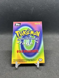 1999 Topps Pokemon the First Movie #E12 of 12 #149 Dragonite - Stage 3 - Image 5