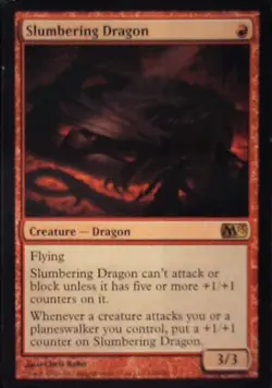Slumbering Dragon - Magic 2013 (M13): #148, Magic: The Gathering Nm C252 - Image 1