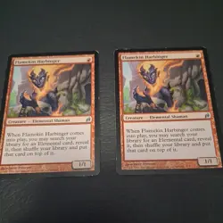MTG Flamekin Harbringer 2x - MP Lorwyn - Image 1