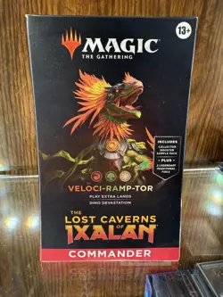 The Lost Caverns of Ixalan Commander Deck - Veloci-Ramp-Tor MTG Brand New Sealed - Image 1