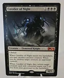 Cavalier of Night MTG Core Set 2020 Regular - Image 1