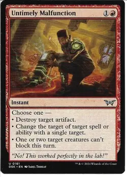 Untimely Malfunction Duskmourn: House of Horror Regular - Image 1