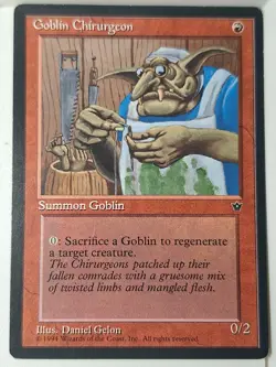 Goblin Chirurgeon (Gelon) - Fallen Empires - Magic the Gathering MTG Nice! - Image 1