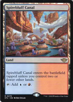 MTG Spirebluff Canal (270) | NM | Outlaws of Thunder Junction {OTJ} - Image 1