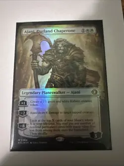 Ajani, Outland Chaperone (Borderless) Lorwyn Eclipsed Foil - Image 1