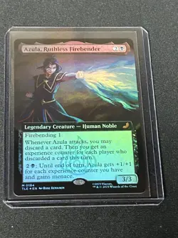 Azula, Ruthless Firebender Extended Art #184 Foil Avatar - Image 1