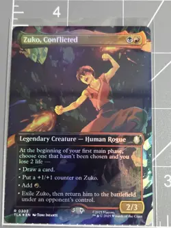 Zuko, Conflicted - Borderless TLA MTG 0302 Avatar Magic The Gathering Foil - Image 3