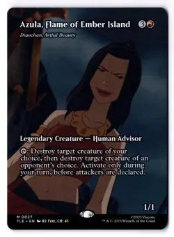 Azula Flame Of Ember NM* BORDERLESS Avatar: Eternal Legal 0027 mtg -UnltdCards - Image 1