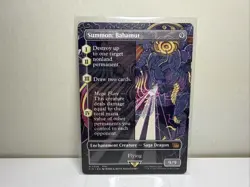 Summon: Bahamut Non-Foil (Borderless) MTG Final Fantasy - Image 1