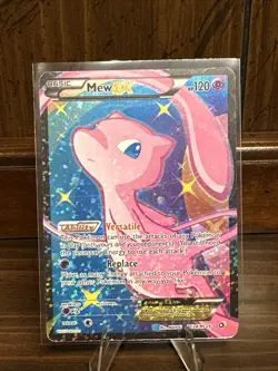 Pokemon TCG Mew EX RC24/RC25 Legendary Treasures Full Art DMG/HP - Image 1