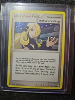 Pokemon TCG Cynthia's Feelings Legends Awakened 131/146 Holo Foil Great Swirl NM - Image 1